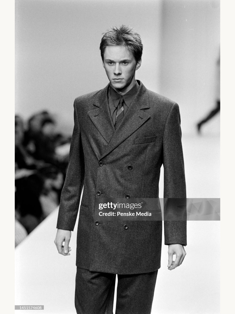 Calvin Klein Collection Fall 1995 Menswear Double Breasted Jacket