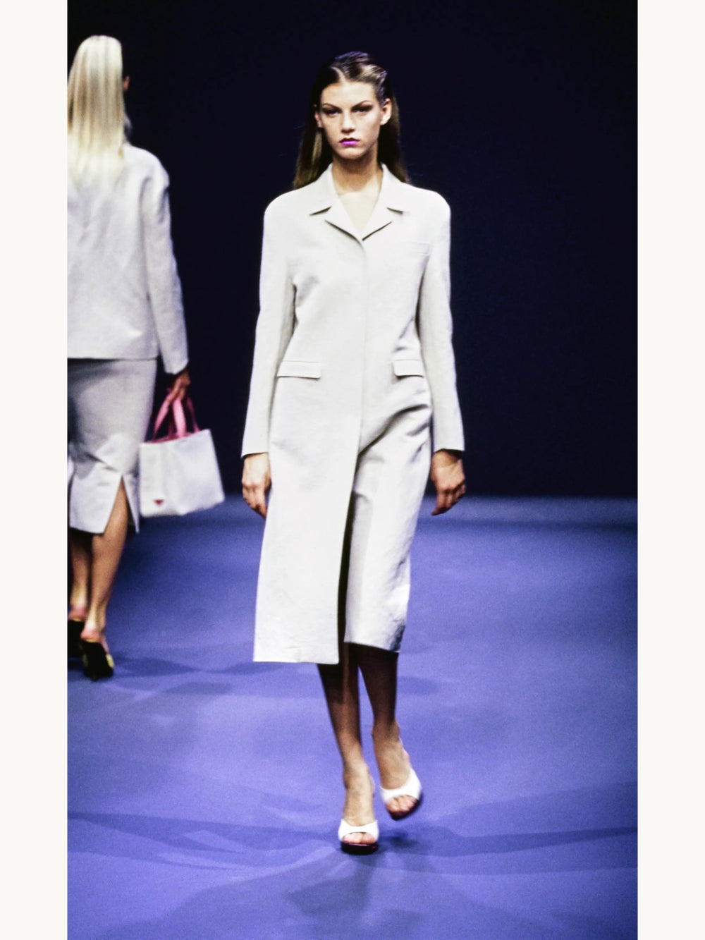 Prada Spring 1998 Cotton Linen Coat | Vintage 1990s