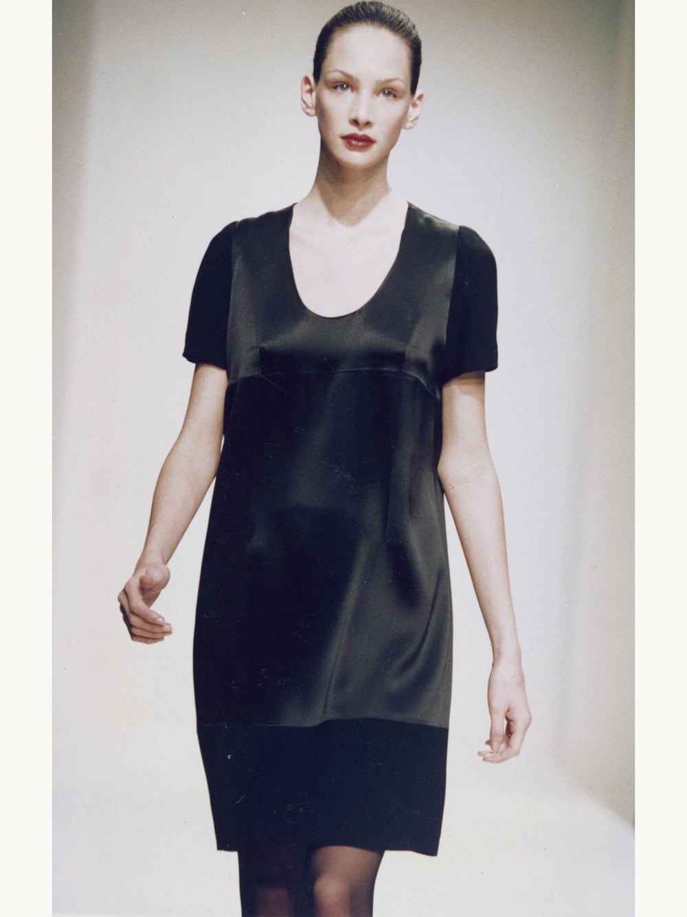 Prada Fall 1994 Velvet & Silk Mini Dress