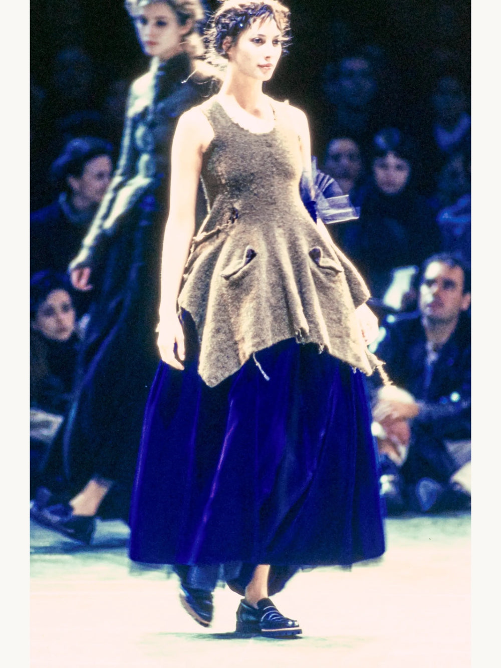 Comme des Garçons Fall 1994 'METAMORPHOSIS' Black Boiled Wool Dress