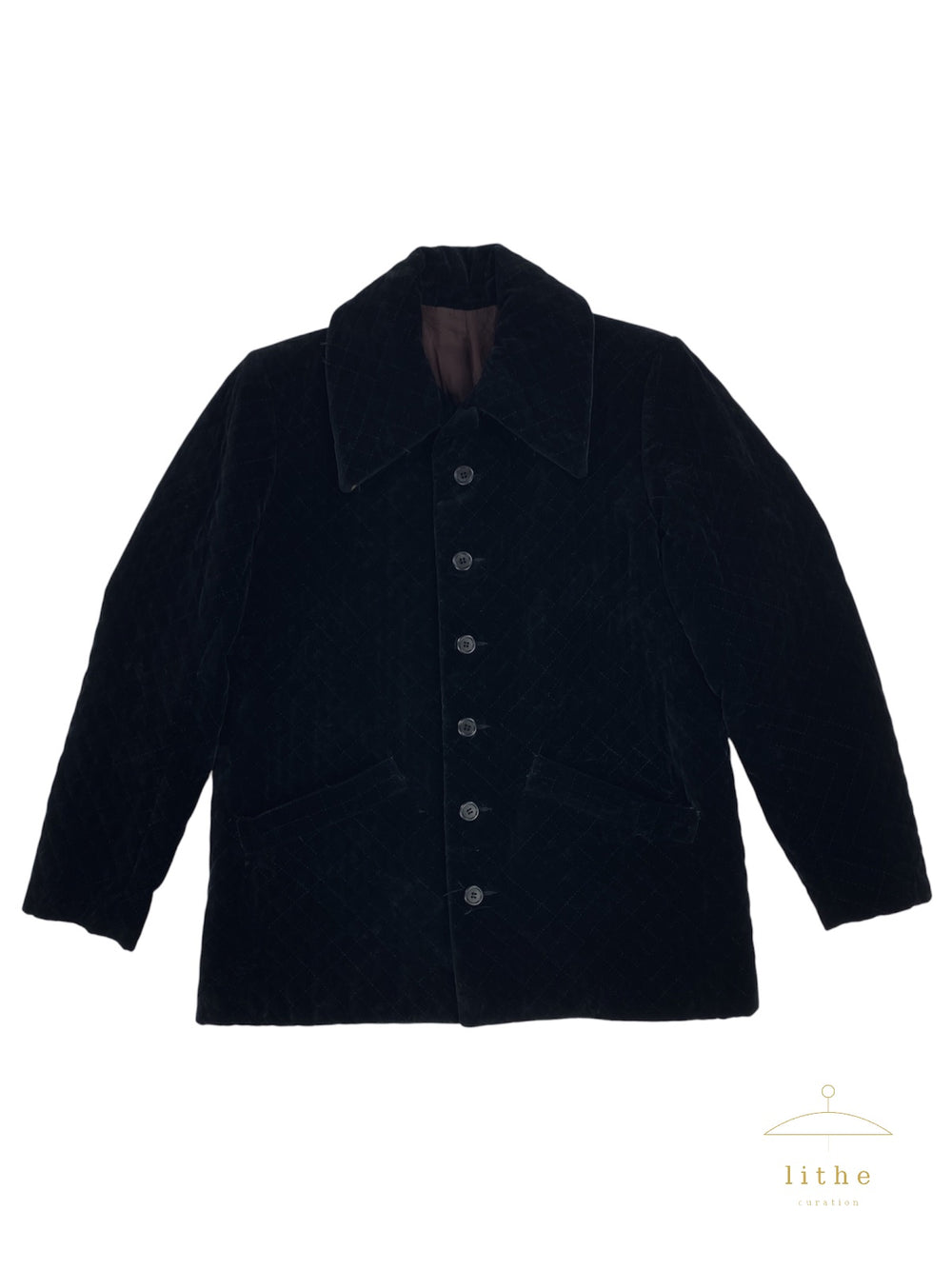 Yves Saint Laurent Fall 1971 Quilted Velour Jacket
