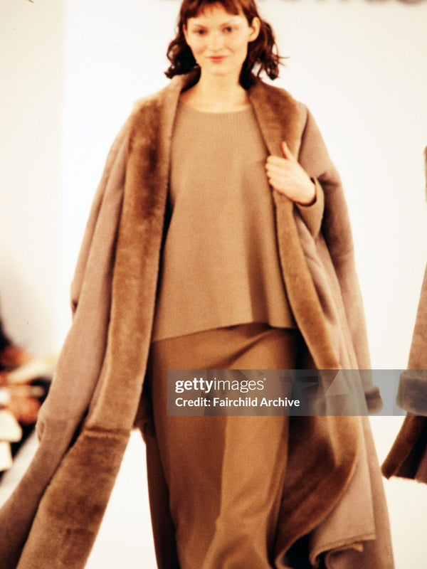 Calvin Klein Collection Fall 1993 Ribbed Cashmere Top