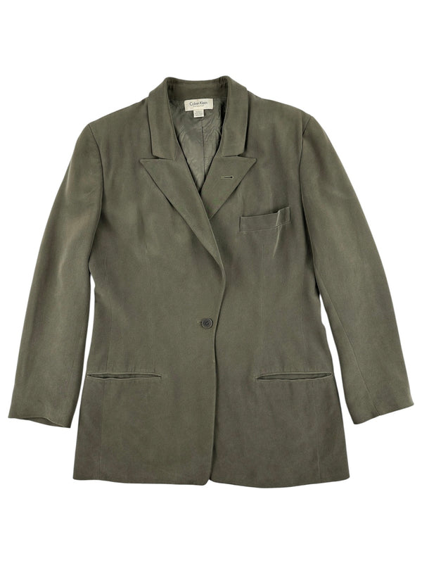 Calvin Klein Collection Spring 1993 Silk Jacket