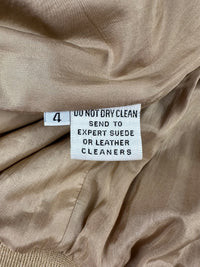 Calvin Klein Collection Spring 1990 Suede Bomber Jacket