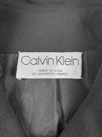 Calvin Klein Collection Fall 1991 Black One-Button Jacket