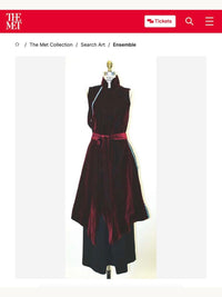 Jean Paul Gaultier Fall 1994 Mandarin Wrap Dress