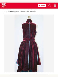 Jean Paul Gaultier Fall 1994 Mandarin Wrap Dress