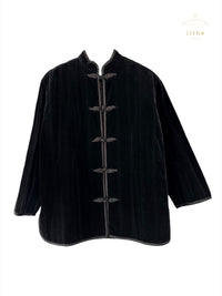 Calvin Klein 1975 Collection Velvet Tang Jacket