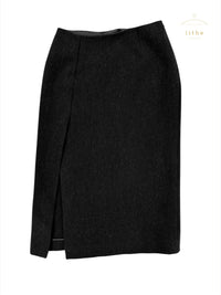 Prada Fall 1997 High Slit Skirt