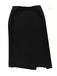 Prada Fall 1997 High Slit Skirt