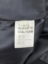 Calvin Klein Collection Fall 2001 Black Wool Maxi Skirt