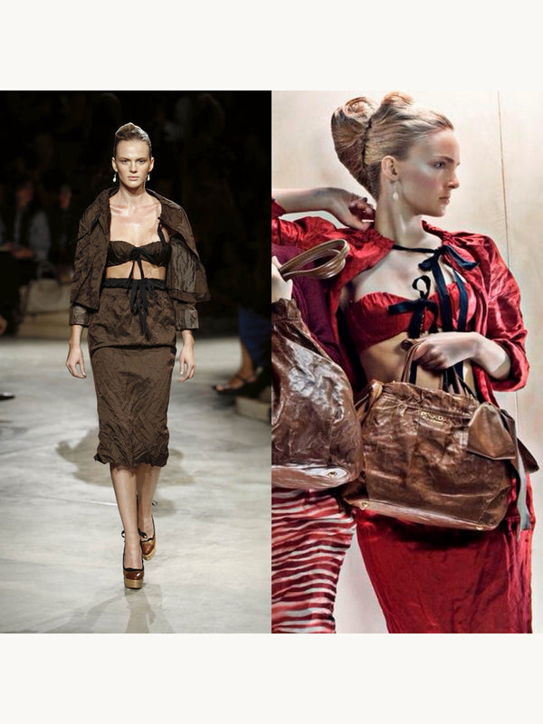 Prada Spring 2009 Crinkle Cape Top