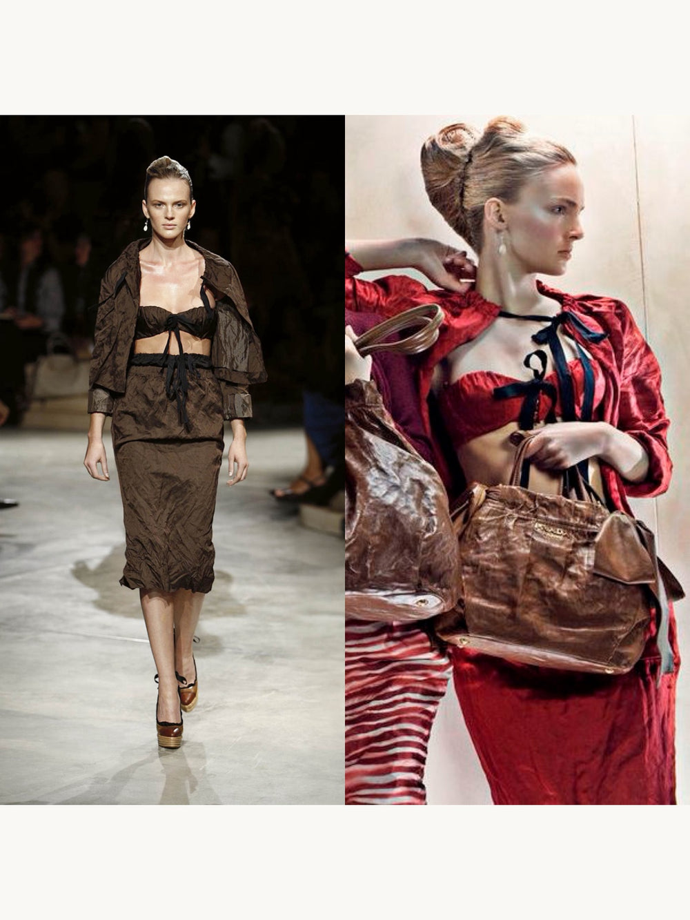 Prada Spring 2009 Crinkle Cape Top