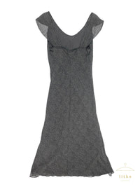 Calvin Klein Collection Spring 1993 Organic Print Dress