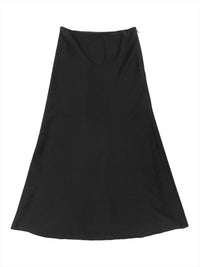 Calvin Klein Collection Fall 2001 Black Wool Maxi Skirt