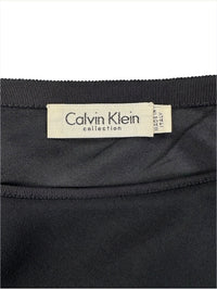 Calvin Klein Collection Fall 2001 Black Wool Maxi Skirt