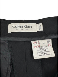 Calvin Klein Collection Spring 1999 Black Wool Trousers