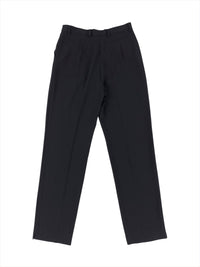 Calvin Klein Collection Spring 1999 Black Wool Trousers