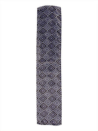 Prada Fall 1996 Purple Diamond Print Silk Velvet Scarf