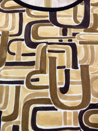 Prada Fall 1996 Retro 'U' Print Dress