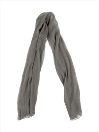 Calvin Klein Collection Spring 1993 Grey Silk Chiffon Scarf