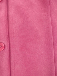 Calvin Klein Collection Spring 1992 Pink Collarless Silk Blazer
