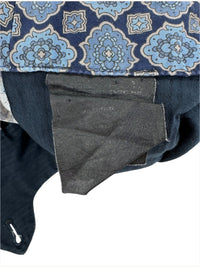 Prada Spring 2002 Tile Pattern Print Cotton Pants
