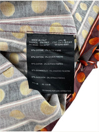 Prada Spring 2004 Eclipse Print Cotton Skirt