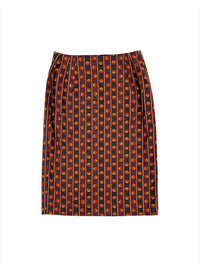 Prada Spring 2004 Eclipse Print Cotton Skirt