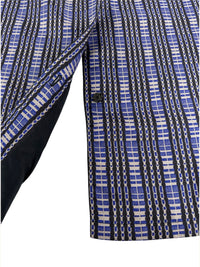 Prada Spring 2008 Mens Blue Fairy Print Silk Coat | Vintage 2000s