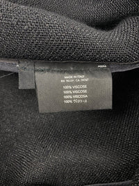 Prada Spring 2001 Black Viscose Long Jacket ASO Carrie Bradshaw