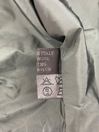 Prada Fall 1994 Green Wool Knit Zip Jacket w/ Padded Lining