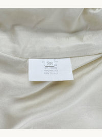 Prada Spring 2001 White Viscose Jacket | Vintage 2000s