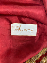 Larry Aldrich 1965 Brocade Tapestry Column Dress