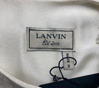 Lanvin Spring 2013 Tromp L'oeil Statue Print Silk Dress