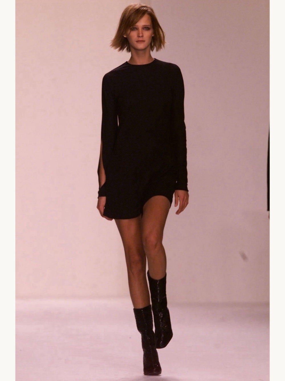 Calvin Klein Collection Fall 2001 Jersey Cutout Mini Dress