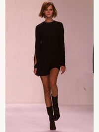 Calvin Klein Collection Fall 2001 Jersey Cutout Mini Dress