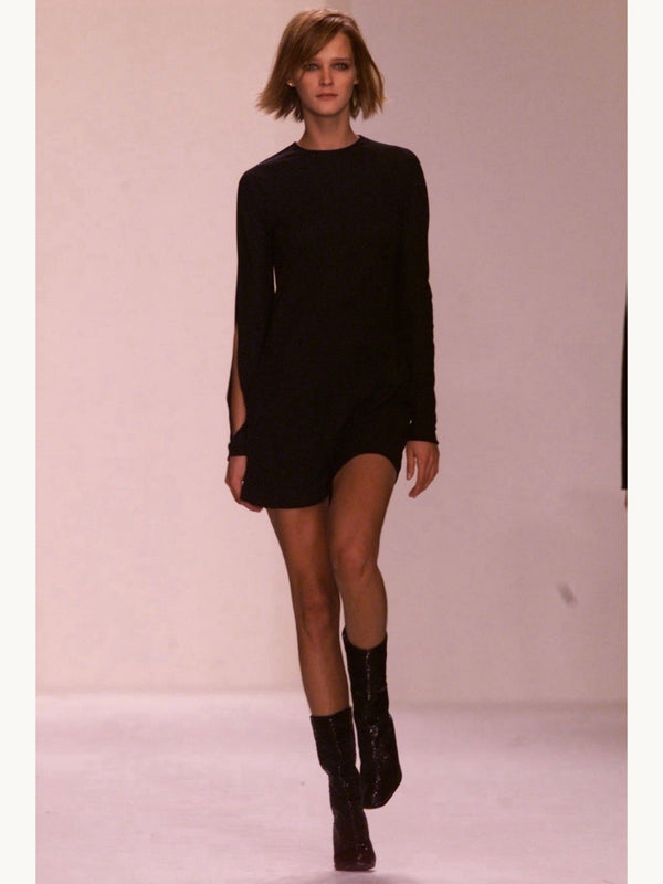 Calvin Klein Collection Fall 2001 Jersey Cutout Mini Dress