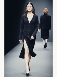 Prada Fall 1997 High Slit Skirt