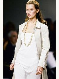 Prada Spring 1996 Beige Nylon "Box" Coat