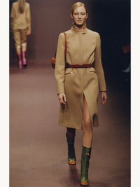 Prada Fall 1999 Camel Wool Coat