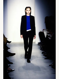 Calvin Klein Collection Spring 1997 Cotton Jacket Blazer | Vintage 1990s