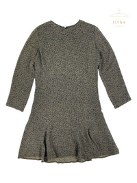 Calvin Klein Collection Spring 1994 Organic Print Dress