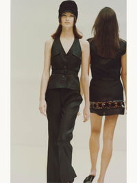 Prada Spring 1993 Textured Viscose Trouser Suit