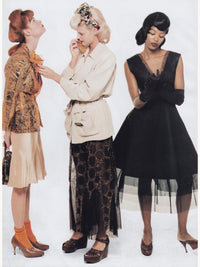 Jean Paul Gaultier Spring 1995 Organza Trim Cocktail Dress