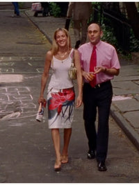 Vivienne Tam Spring 1999 Lotus Print Mesh Top | Vintage 1990s Carrie Bradshaw