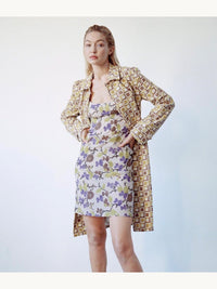 Prada Spring 1996 Tile Print Coat