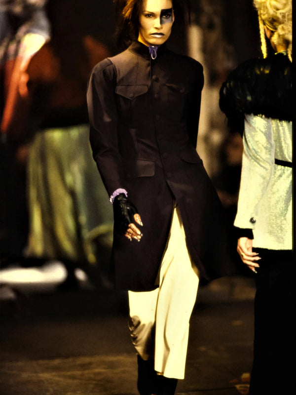 Jean Paul Gaultier Fall 1995 Moto Evening Jacket & Skirt Ensemble