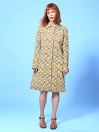 Prada Spring 1996 Tile Print Coat