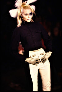 Jean Paul Gaultier Fall 1995 Moto Evening Jacket & Skirt Ensemble